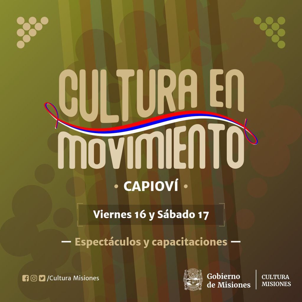 Cultura en Movimiento llega a Capioví