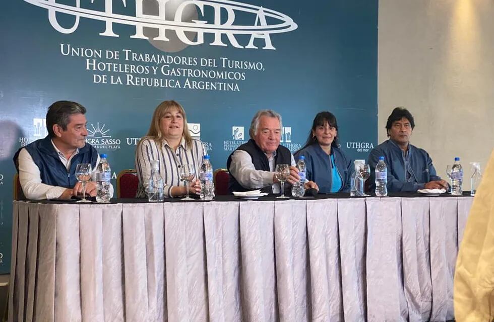 Dirigentes de UTHGRA Mar del Plata confirmaron el convenio logrado en las últimas horas.