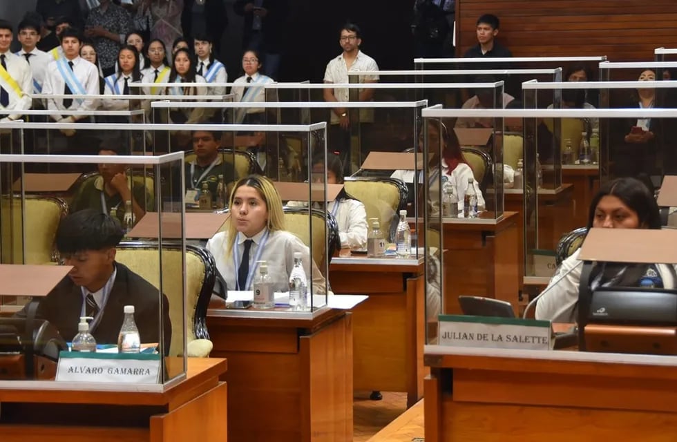 Siguiendo la mecánica de la Legislatura, el Parlamento Juvenil de Jujuy tuvo este jueves su sesión preparatoria. El viernes se celebrará la sesión ordinaria.