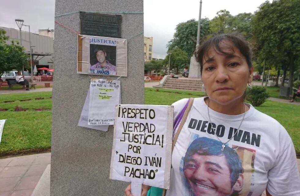Madre de Diego Iván Pachao