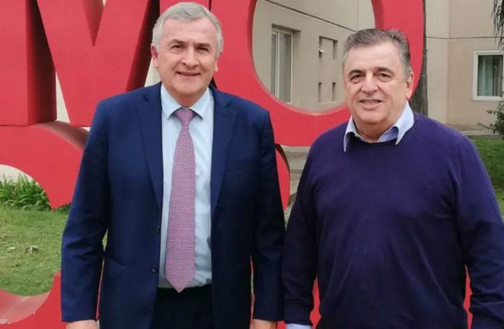 Morales y Negri juntos en plena campaña.