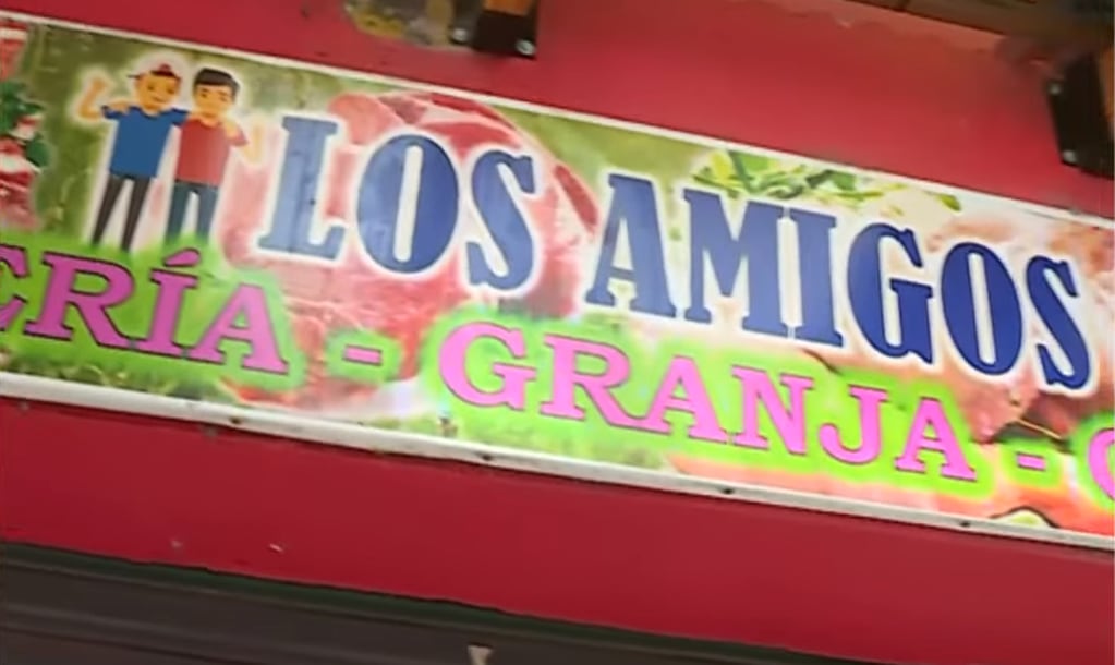 La carnicería "Los Amigos" permanece clausurada. FotoCaptura: C5N