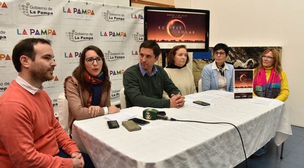 La conferencia de prensa con el anuncio del evento (Gobierno de La Pampa)