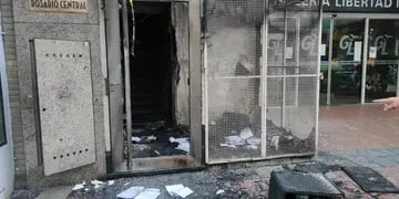 Incendio en la sede de Rosario Central