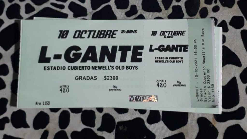 Secuestran entradas para el show de L-Gante