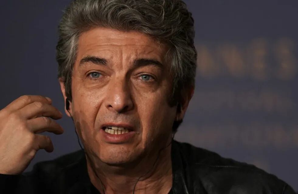 Argentinian actor Ricardo Darin speaks during a press conference for the film \