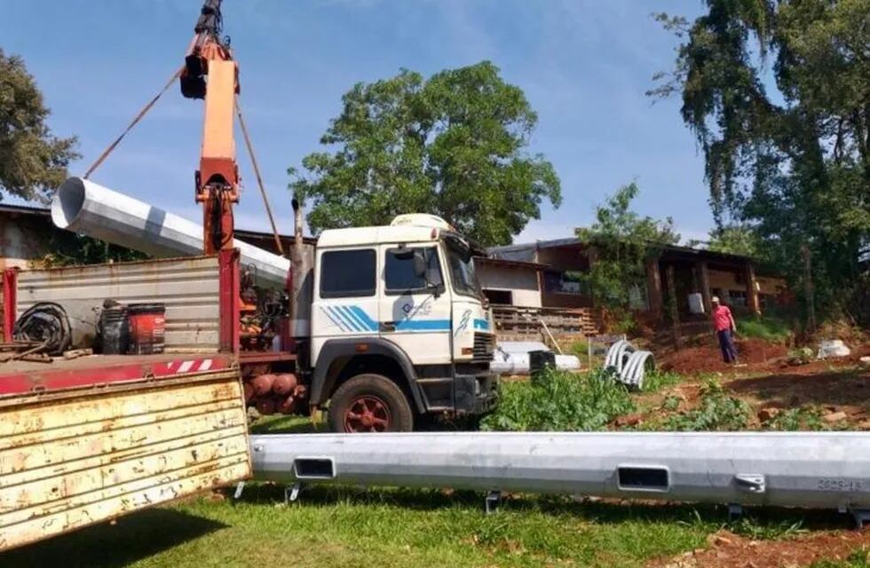 Los trabajos comenzaron apenas se flexibilizaron algunas actividades.