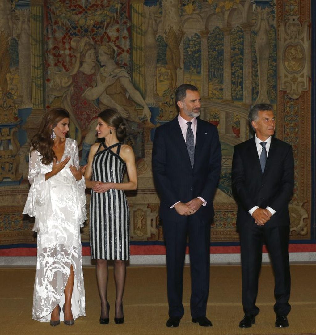 Los Reyes de España junto a Mauricio Macri y Juliana Awada en España (Foto: J.P.Gandul/EFE)