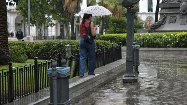 Lluvia en la las calles de la Ciudad