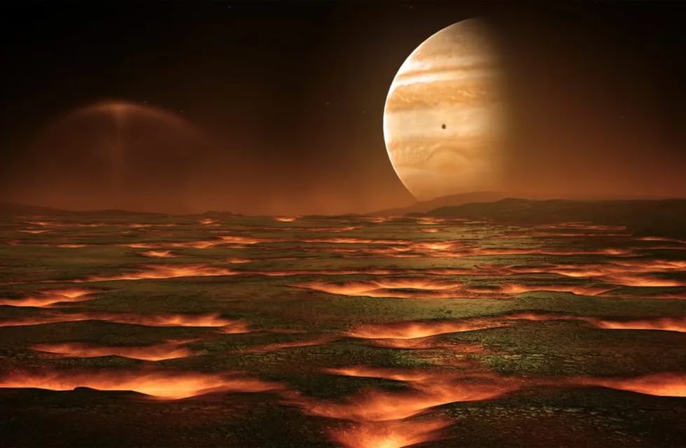 Se descubrió un fenómeno en Ío, la luna de júpiter.
