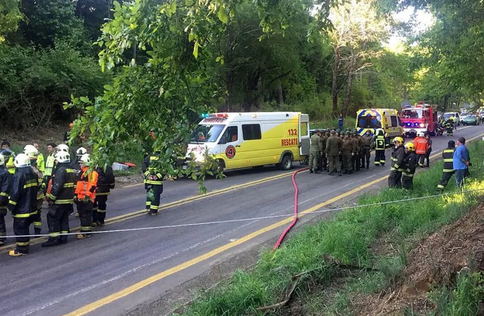 Once muertos y 20 heridos por un accidente de micro en el sur de Chile