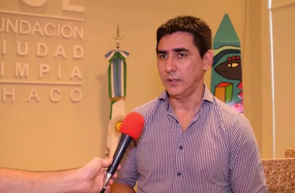 Roberto Acosta, presidente de la Liga Chaqueña de Fútbol.