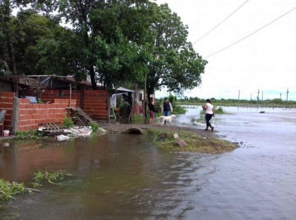 Intensas lluvias en Curuzú Cuatiá
