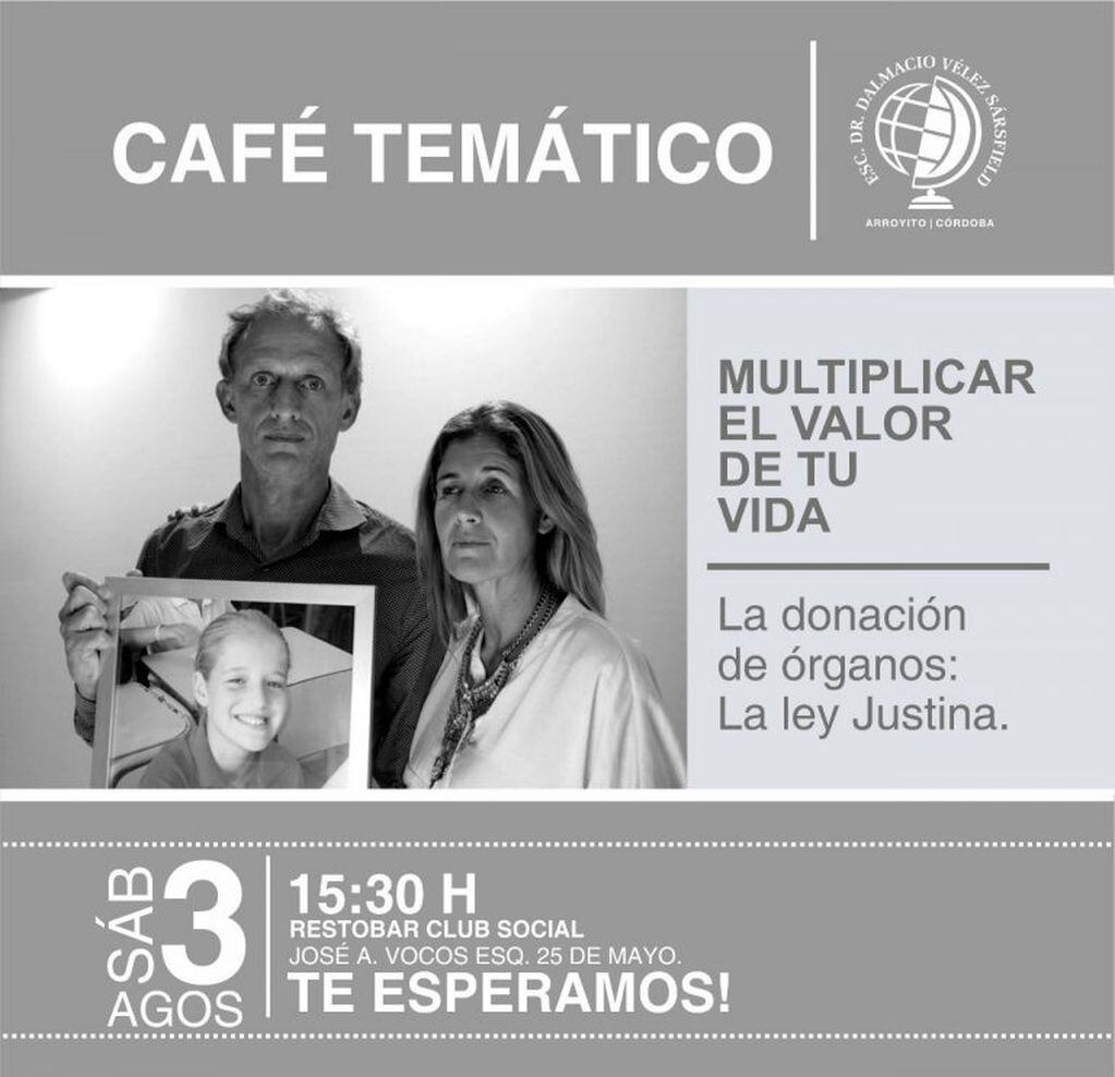 Cafe Tematico Velez Sarsfield donacion de organos