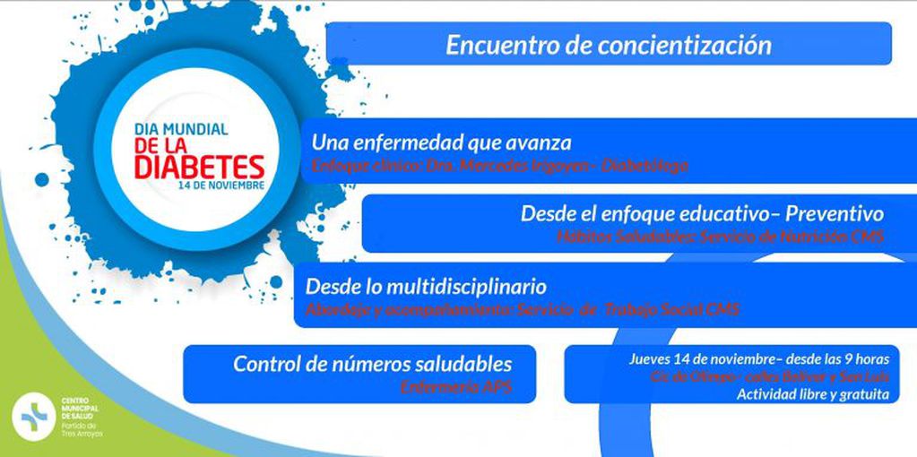 Diabetes. concientización (prensa municipal)
