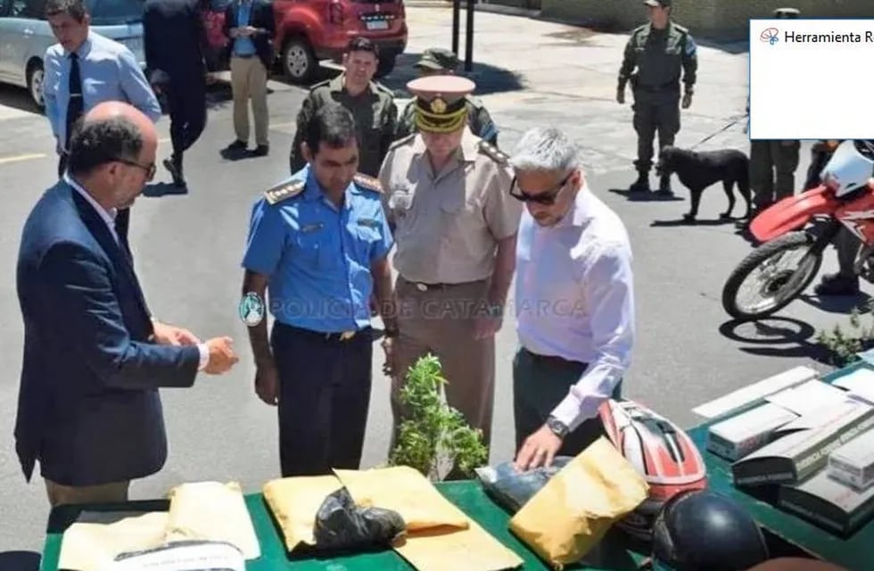 Cuatro detenidos tras un importante operativo antidrogas en la Capital (Foto: Policía de Catamarca)