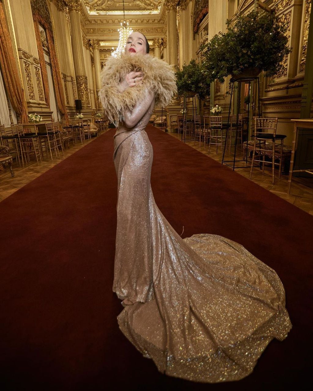 El glamoroso vestido de Natalia Oreiro