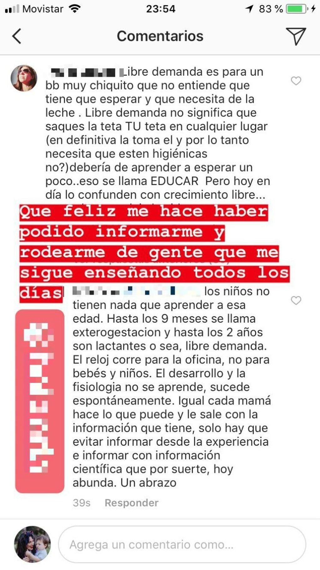 Así respondió Juana a las críticas. (Foto: Instagram)