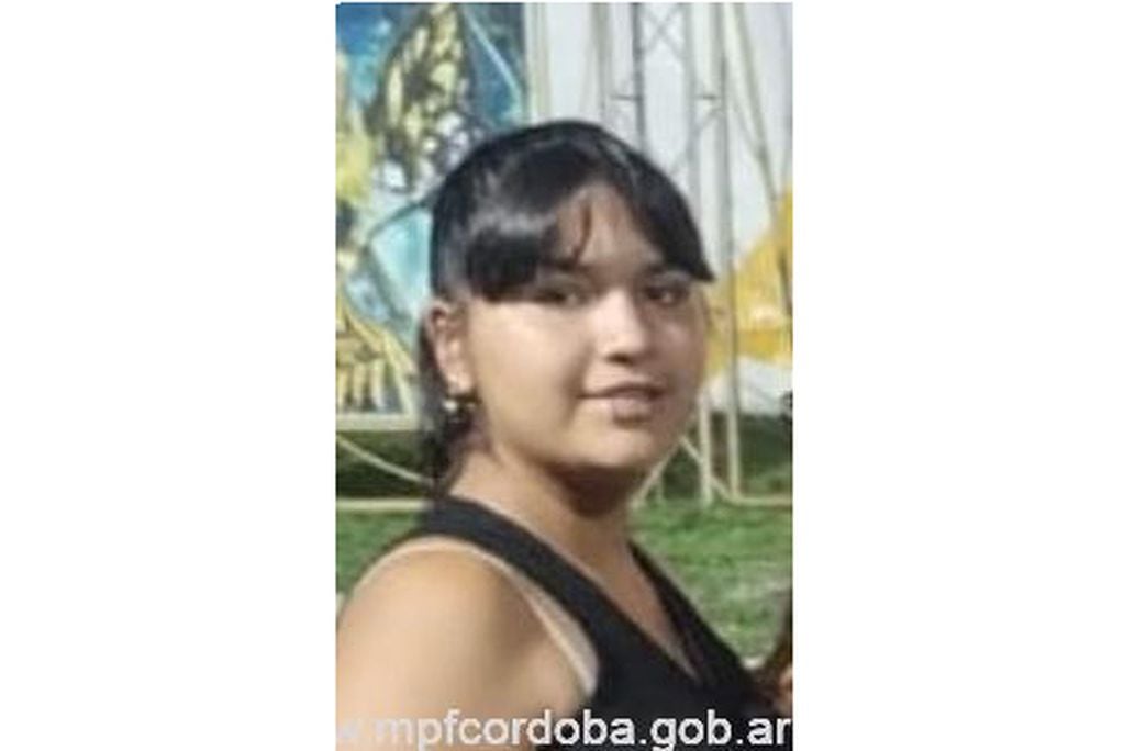 Cosquín. Angelina Jackeline Cortez, de 15 años, fue vista por última vez el 14 de marzo. (MPF)