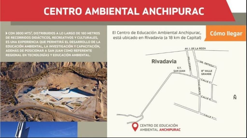 Anchipurac está en el departamento sanjuanino de Rivadavia.