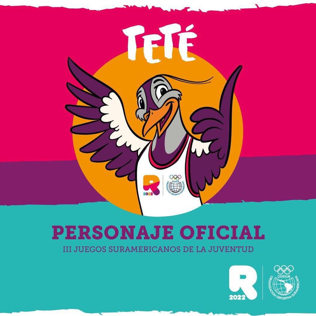 El dibujo de "Teté" se lanzó con el logo oficial del evento.