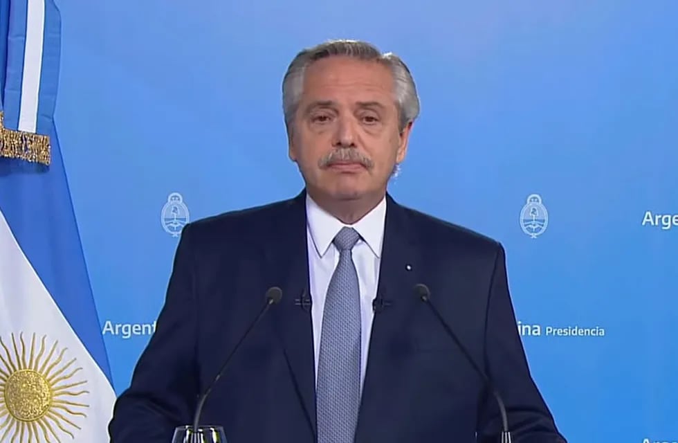 El discurso del presidente Alberto Fernández.