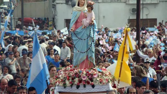 La imagen de la Virgen del Rosario de San Nicolás