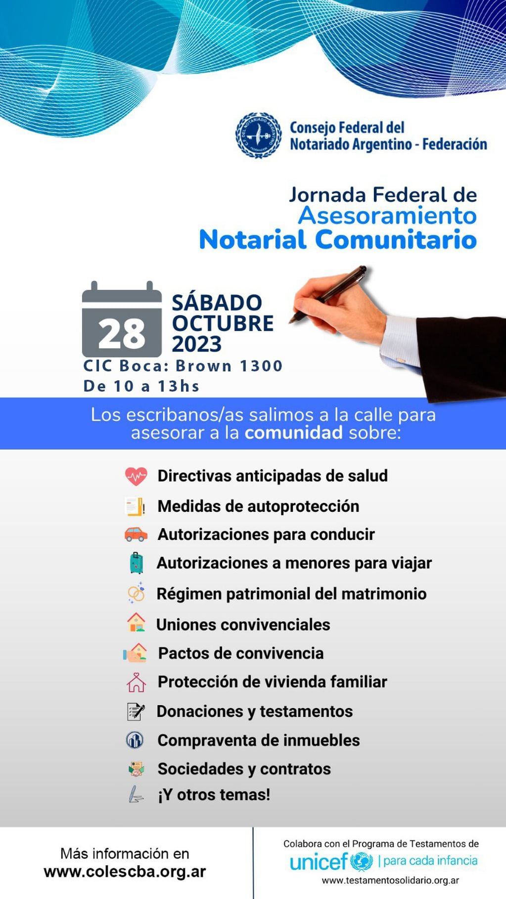 Jornada Federal de Asesoramiento Notarial Comunitario.