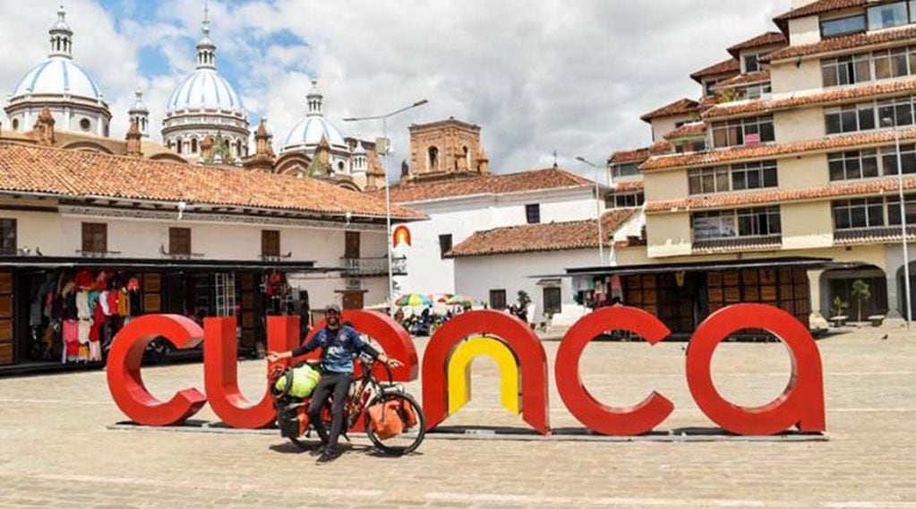Su llegada a Cuenca (Facebook)