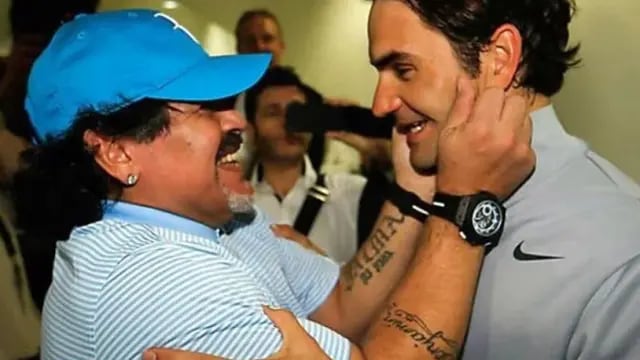 Roger Federer Diego Maradona