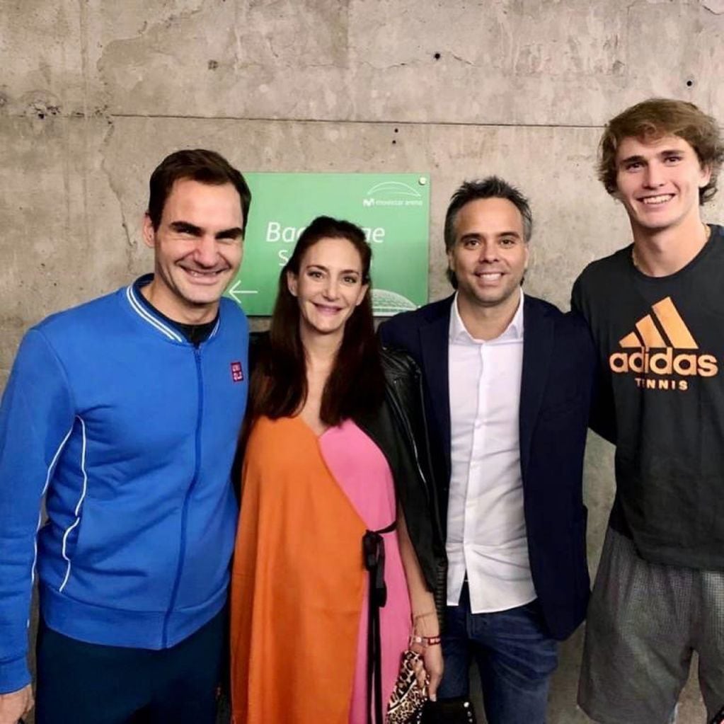 Lucha Aymar, Federer y Zverev