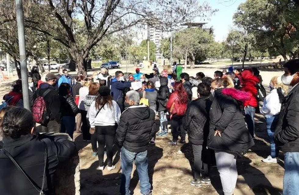 Protesta parque Las Heras