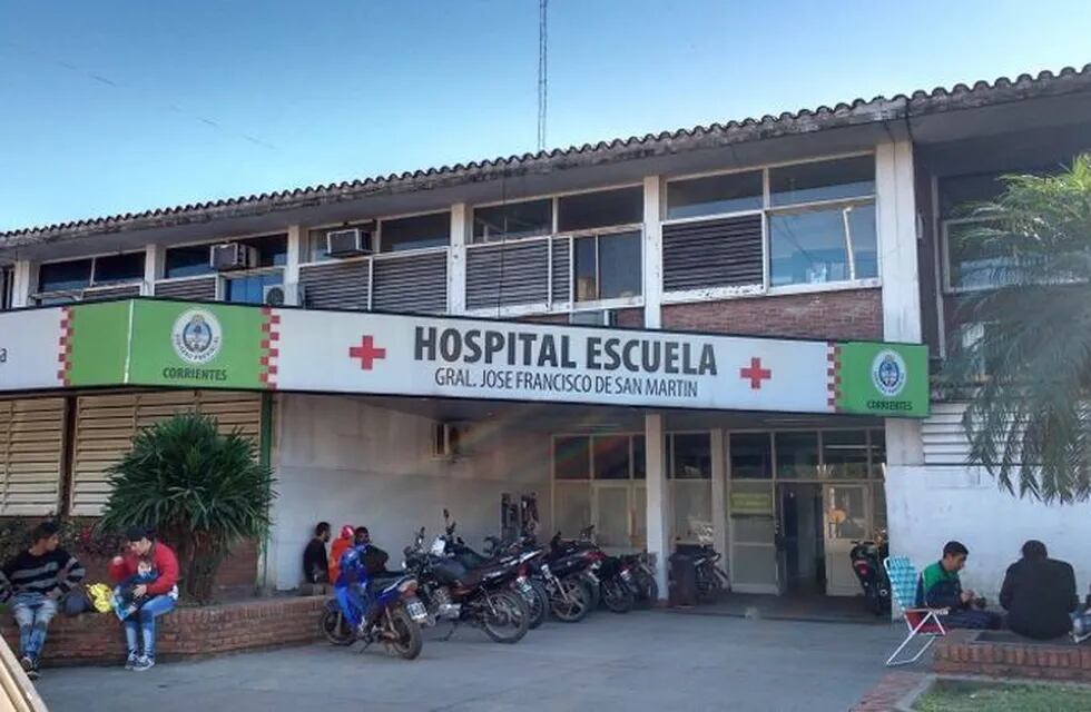 Hospital Escuela lugar donde está internada la señora asaltado.