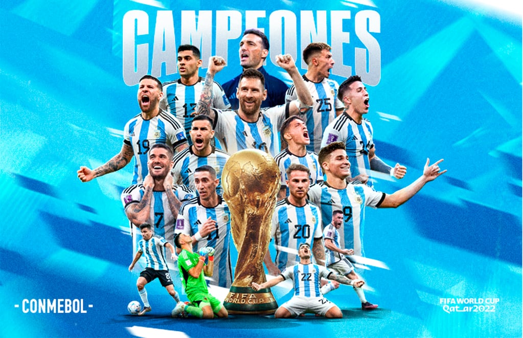 Argentina campeona del Mundo.