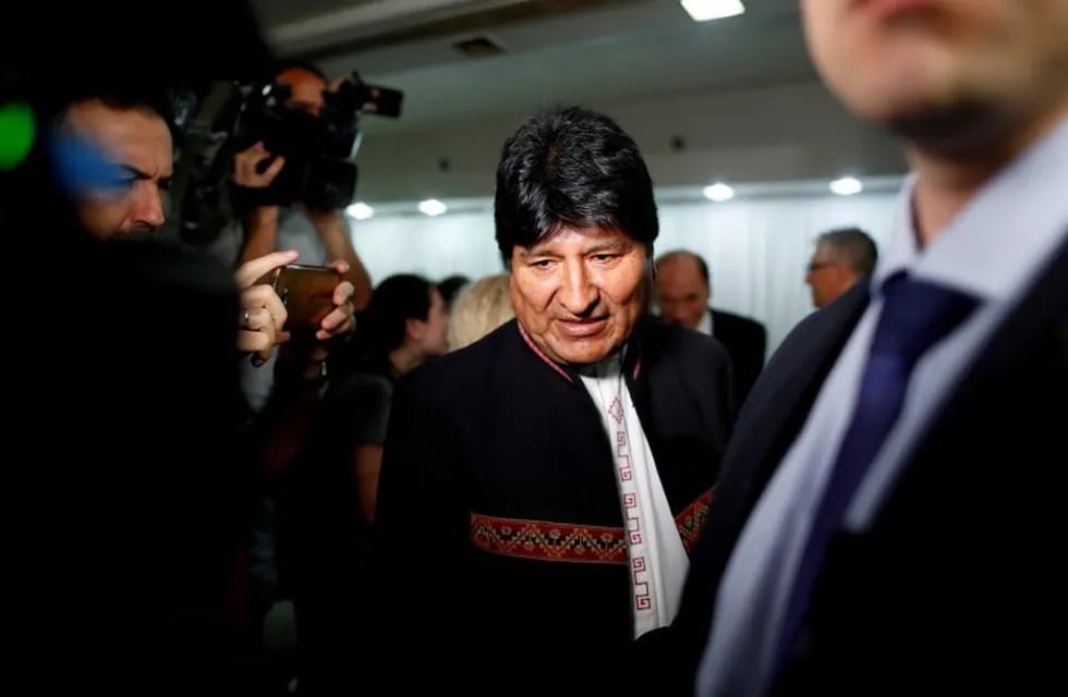 Evo Morales en Argentina. (Reuters)