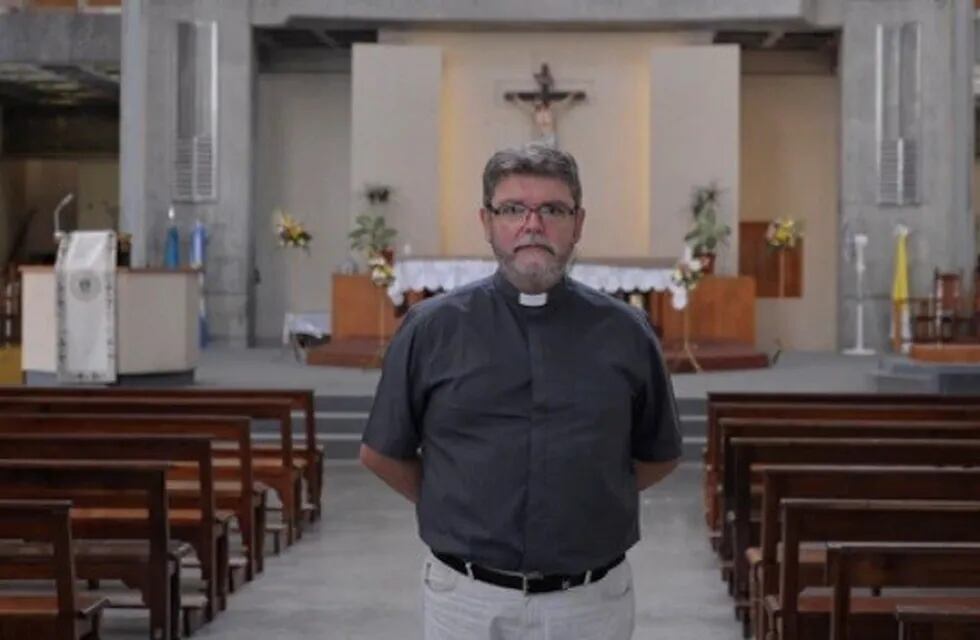 Luis Pietro, rector y responsable del Santuario. (Infobae)
