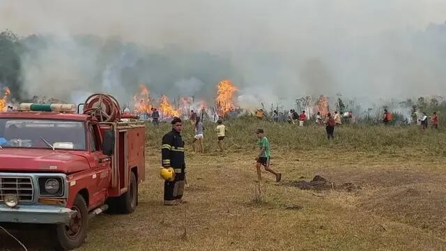 Ya son 600 hectáreas las consumidas por el fuego en Itacaruaré