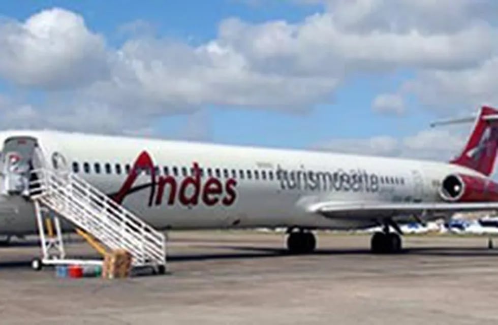 Aerolineas Andes comienza a operar en Mendoza