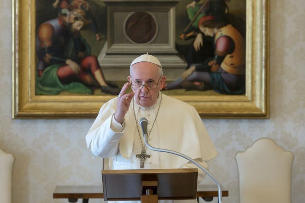 El Papa Francisco en una de las transmisiones por streaming (Foto: Vatican Media/­Handout via REUTERS)