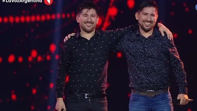 Daniel y Leonardo Vilchez, los mendocinos que entraron a La Voz.