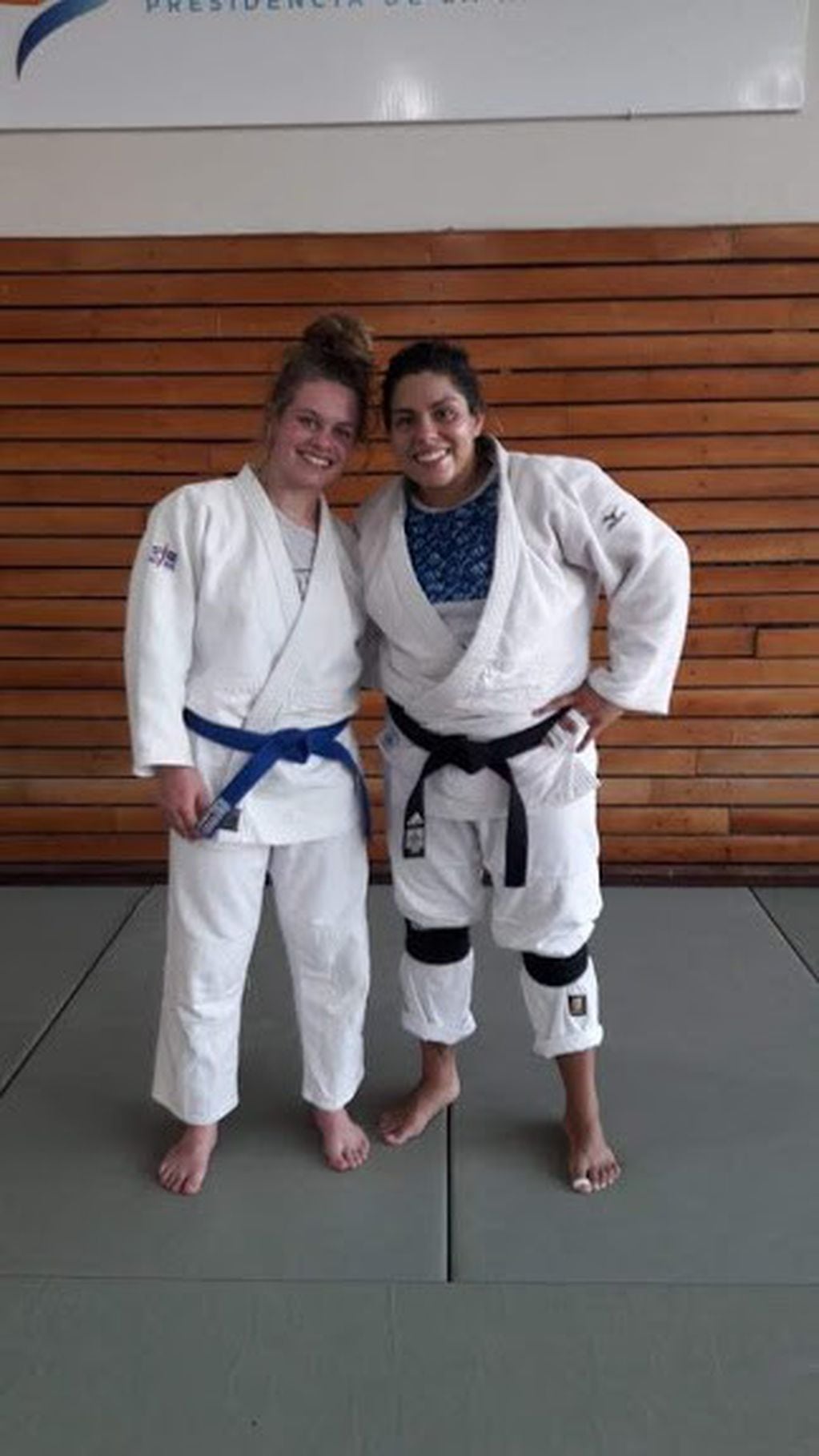 Valentina Szarapo y Graciela Álvarez (Judocas riograndenses)