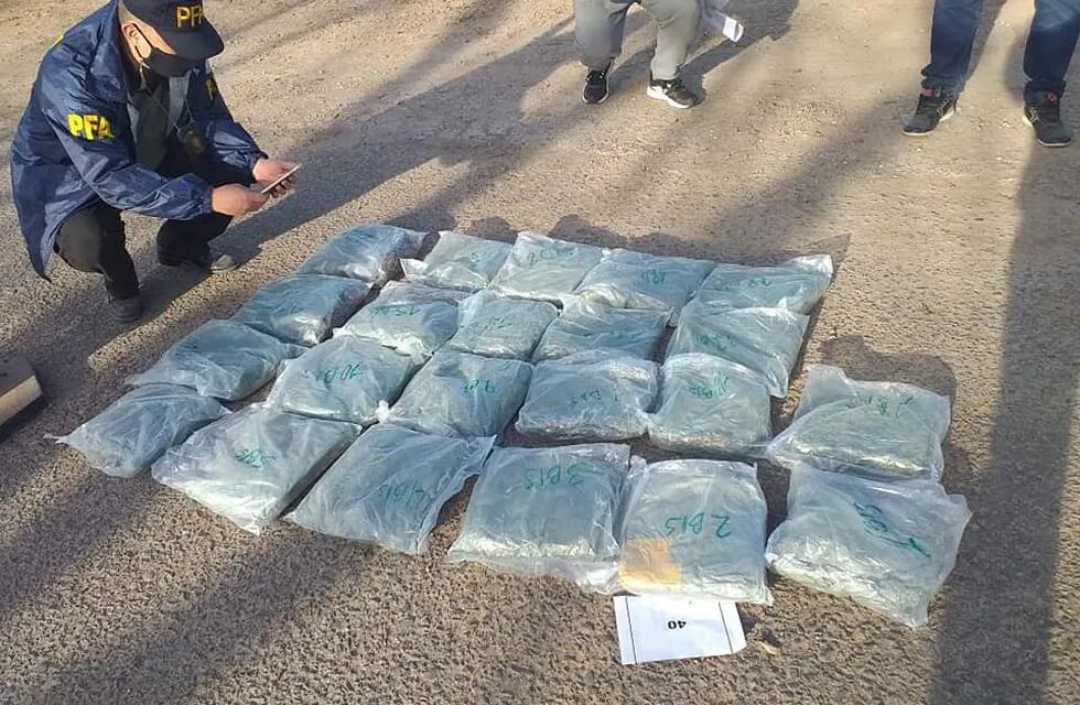 El secuestro de droga se realizó en la provincia de Formosa.