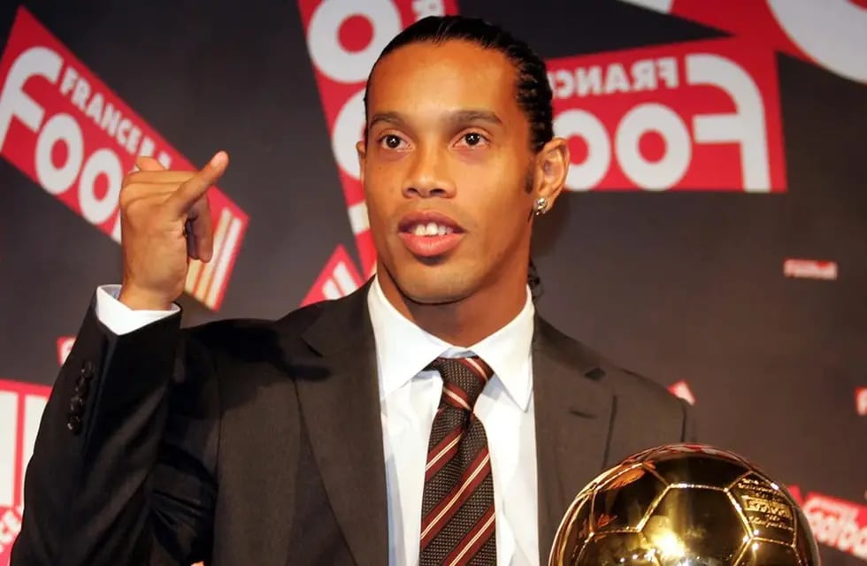 Ronaldinho ganó el Balón de Oro en 2005.