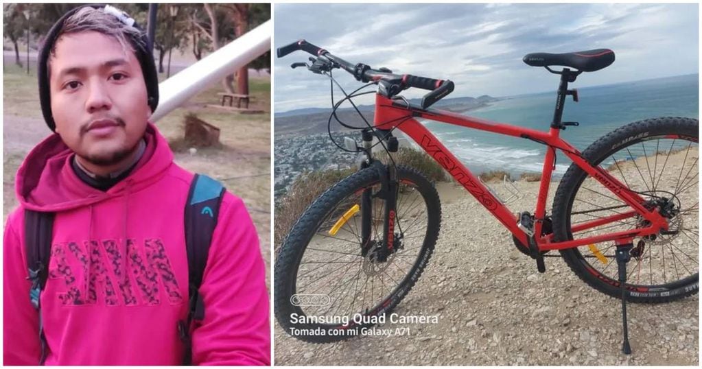 Le robaron la bicicleta a un docente de Comodoro Rivadavia y hacen una colecta para ayudarlo.