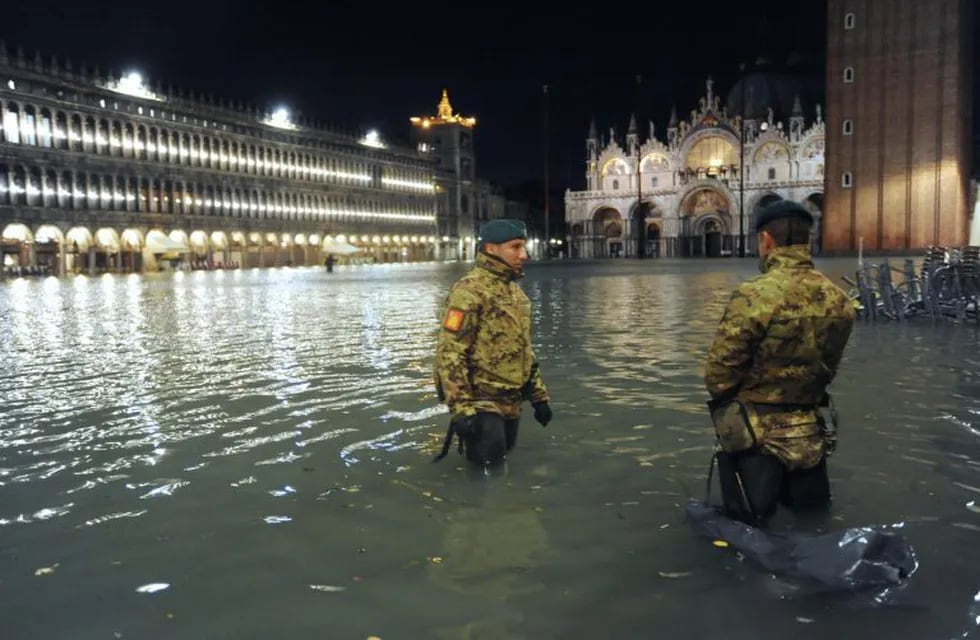 Las fotos más impactantes de la inundación histórica en Venecia. (EFE)