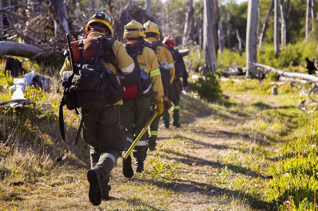 Alrededor de 70 brigadistas trabajan en el incendio en la Reserva Corazón de la Isla.