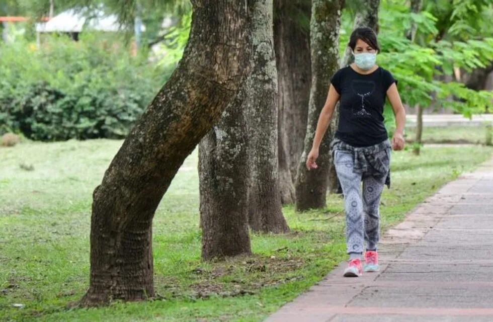 Caminata en cuarentena, en Jujuy