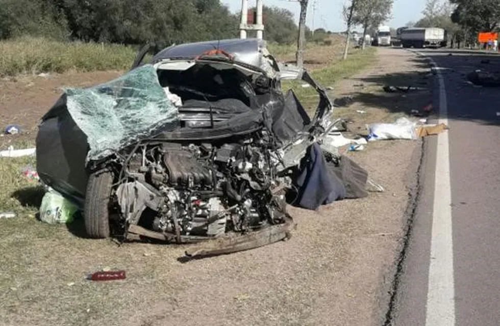 Al colisionar con un camión, una mujer de 82 años murió en la Ruta 9.