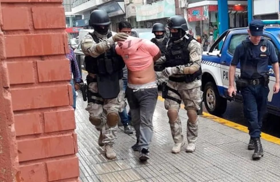 Walter Nievas, el reo que escapó de la cárcel de Río Cuarto y fue recapturado. (Prensa Policía)
