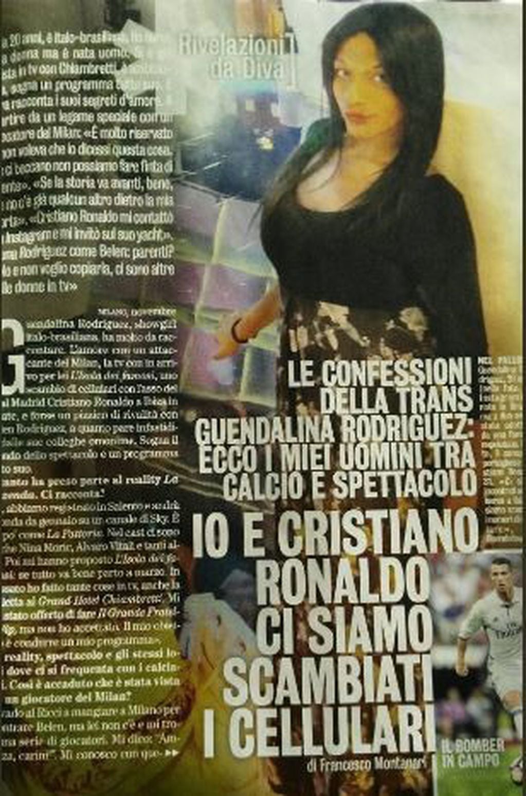 Guendalina Rodriguez también fue vinculada con Cristiano Ronaldo